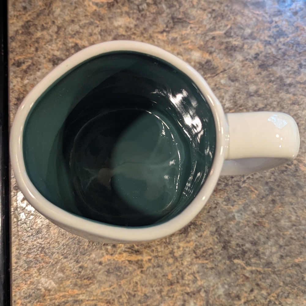 Rae Dunn Slytherin Mug - Green and Cream - Picture 2 of 5